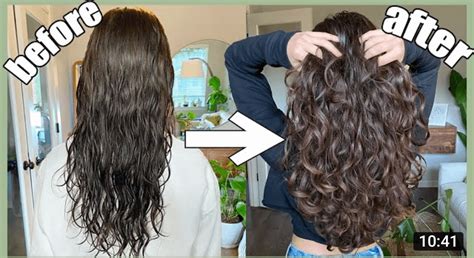 I Have Wavy Hair Like Shown In The Before Picture I Want To Have Curls Like The One