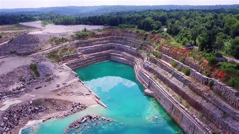 Drone Video Of Victor Limestone Quarry Bloomington In Youtube