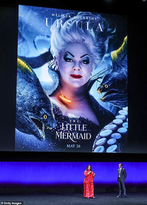 Melissa Mccarthy Presents Her Ursula Poster At Cinemacon Daily Mail