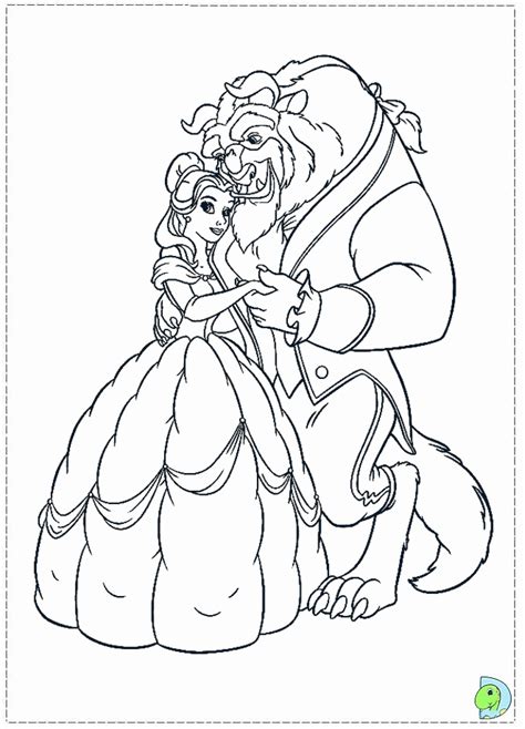 Dancing Beauty And The Beast Outline Clip Art Library