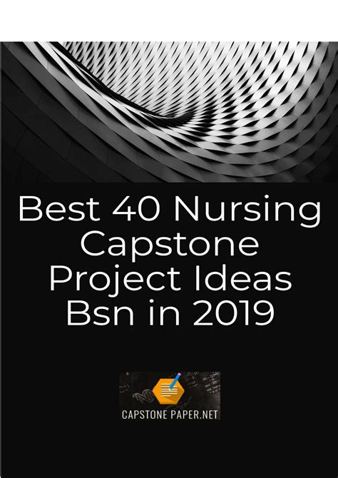 Best 40 Nursing Capstone Project Ideas Bsn In 2019 By Capstonepaper