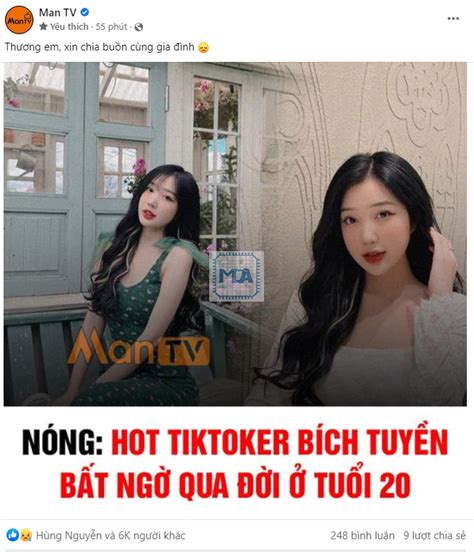 Hot Tiktoker Bích Tuyền Sở Hữu 400k Follower Vừa Qua đời Là Ai
