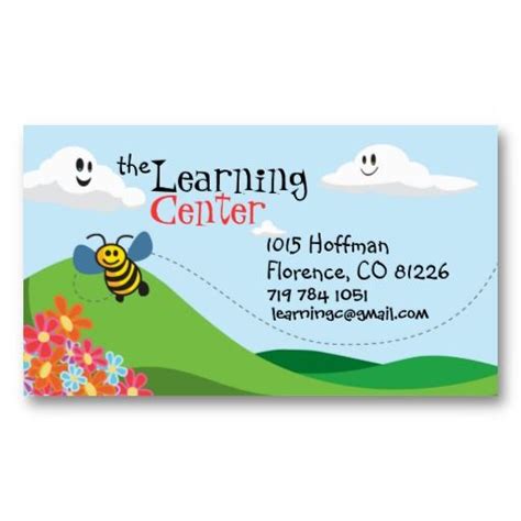 Childrens Business Card Kids Cards Babysitting Business