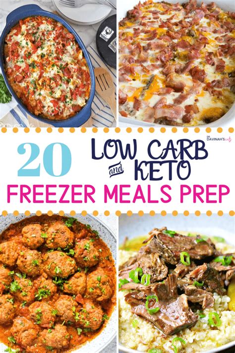 If you're watching sodium, be especially careful about frozen meals. 21 Low Carb Frozen Meals Recipes for Meal Prep | Low carb frozen meals, Healthy freezer meals ...