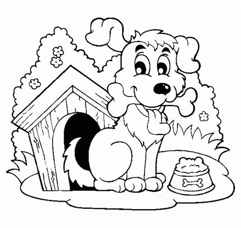 We've got our readers fresh and cute dog coloring pages. Dog House Coloring Page - Coloring Home