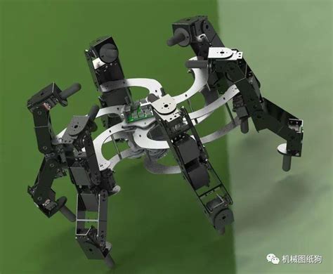 【机器人】morphex球形变型六足机器人模型3d图纸 solidworks设计 知乎