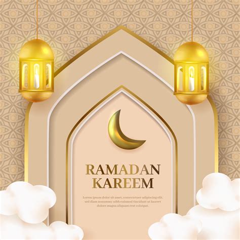 Bannière Ramadan Kreem Carte De Voeux 7724485 Telecharger Vectoriel