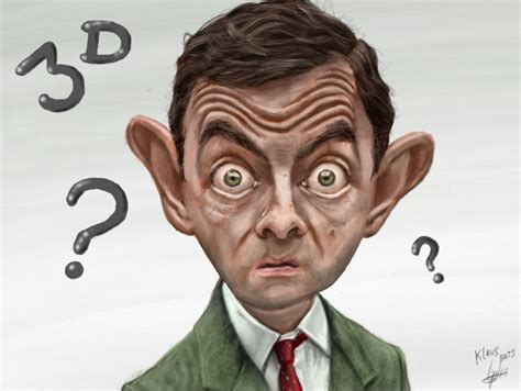Mr Bean Celebrity Caricatures Beans Joker Male Sketch Celebrities