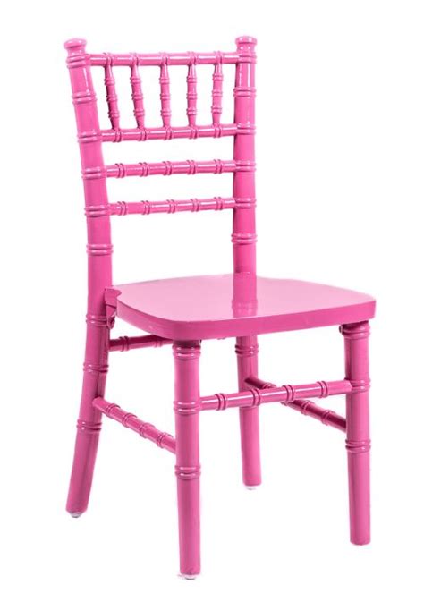 Wooden chairs have many styles to choose from to suit the needs of your child. Pink Wood Children's Chiavari Chair - The Chiavari Chair ...