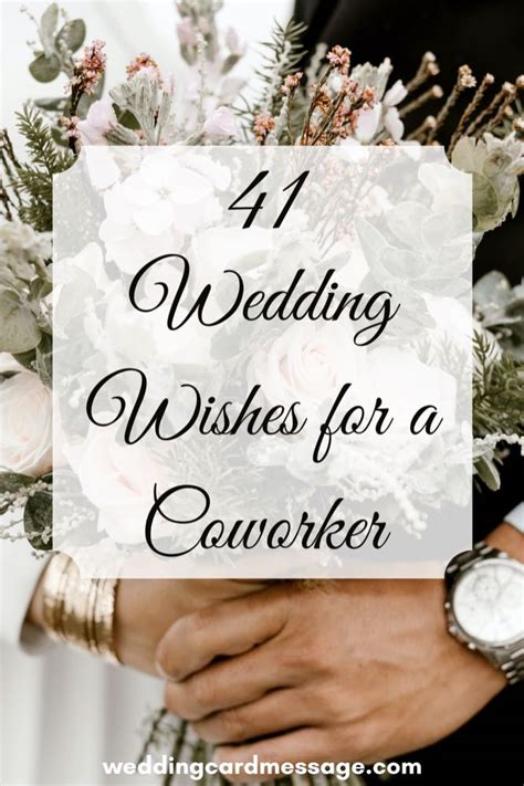 43 Wedding Wishes For A Coworker Wedding Card Message