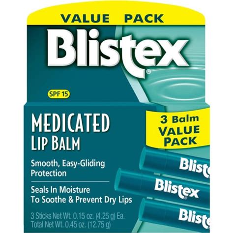 Blistex Medicated Lip Balm With Spf 15
