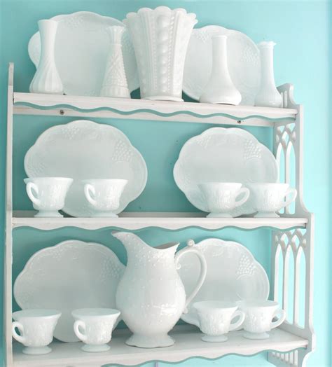 Pin By Heather Hottenroth On Cheeky Cherry Cottage Milk Glass Decor Milk Glass Collection
