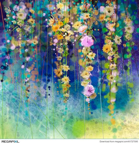 Watercolor Spring Flowers At Explore Collection Of