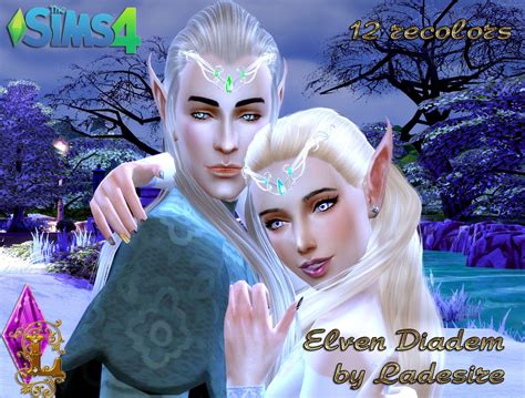 Ladesires Creative Corner Ts4 And Ts3 Elven Diadem By Ladesire
