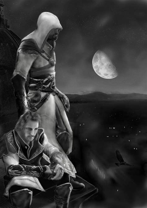 Assassins Creed Ezio Y Leonardo By Holarike Deviantart Com On