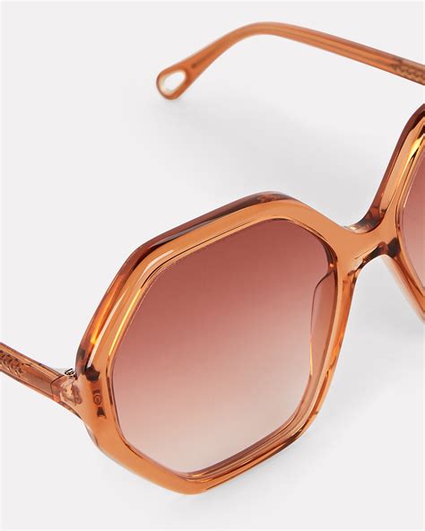 Chloé Oversized Hexagonal Sunglasses Intermix®