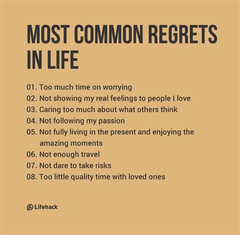 Most Common Regrets People Have In Life Regrets People And Life Lessons