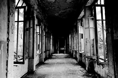 Wallpaper Window Dark Street Architecture Creepy Horror