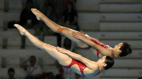China Wins Womens Synchronized Diving Gold At Asian Games Cgtn