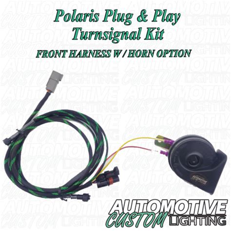 Build A Kit Plug And Play Turn Signal Kit For 2012 2024 Polaris Ranger