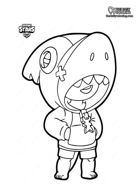 Brawl Stars Coloring Pages In 2020 Star Coloring Pages Coloring Porn