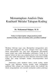 2.2 analisis data lapangan 2.2.1 data lapangan berdasarkan bagan 2.1 tadi, proses pertama analisis kualitatif adalah pengolahan data lapangan (fieldwork). Memantapkan Analisis Data Kualitatif Melalui Tahapan ...