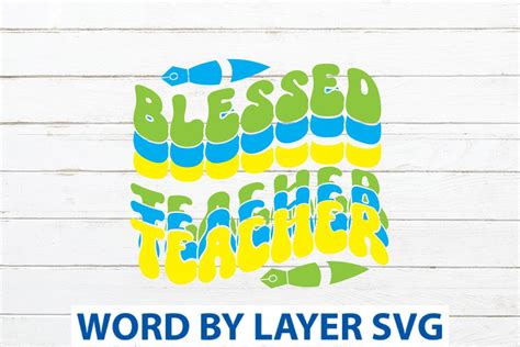 Blessed Teacher Graphic By Svgdesigncreator · Creative Fabrica