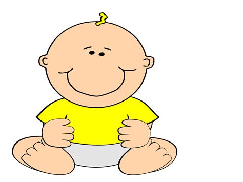 Smiling Baby Clip Art At Clker Com Vector Clip Art Online Royalty Free Public Domain