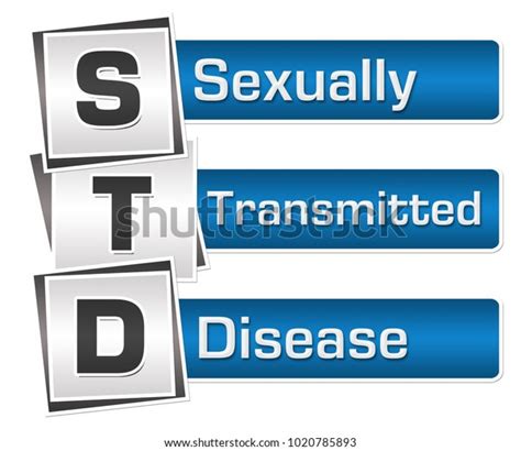 Std Sexually Transmitted Disease Text Written 스톡 일러스트 1020785893