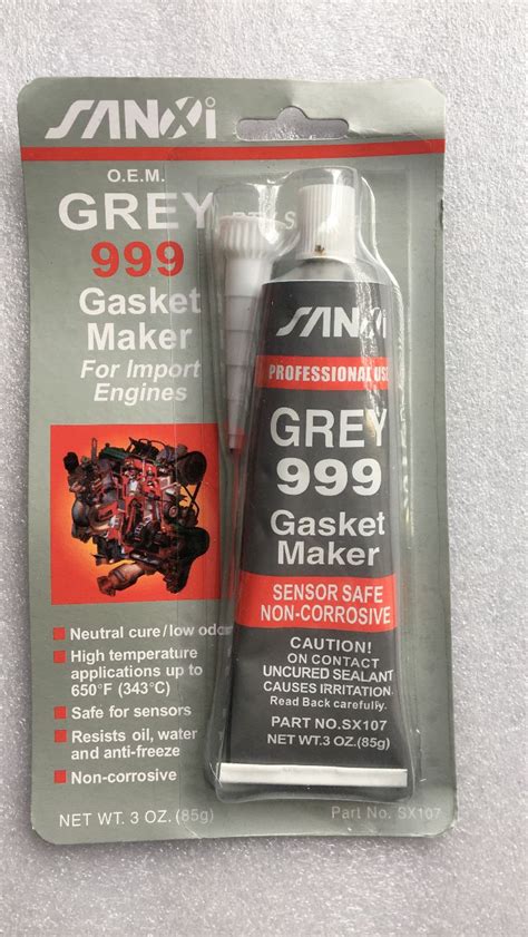 Gaskets And Seals Vehicle Parts And Accessories Abro Grey 999 Rtv Silicone