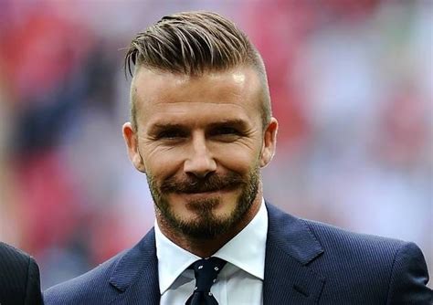 Slicked Back Undercut David Beckham