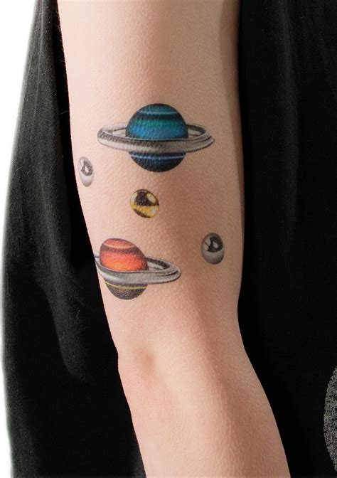 Saturn Tatyou Hochwertige Removable Tattoos