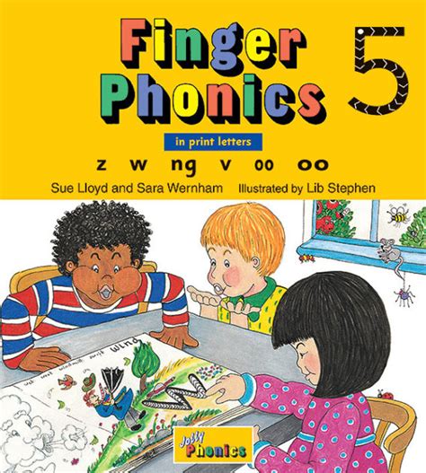 Finger Phonics Book 5 In Print Letters — Jolly Phonics