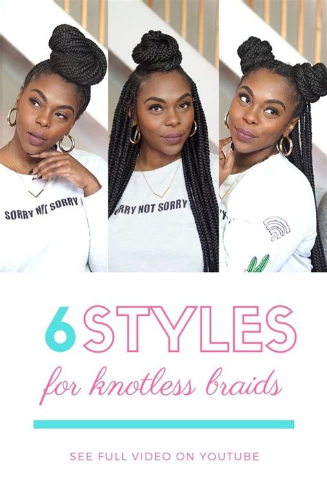 We did not find results for: 6 Cute & Easy Styles for Knotless Braids | Knotless braids ...