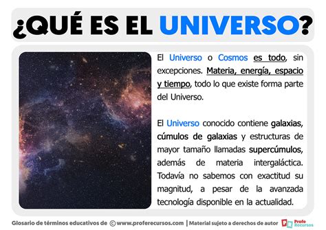 ¿qué Es El Universo