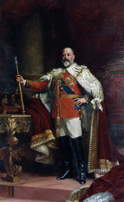 King Edward Vii Of England 1841 1910 Painting By Granger