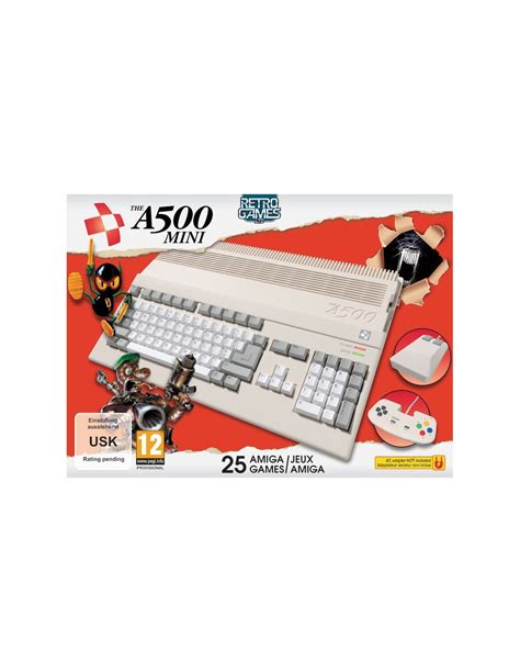 Consola The A500 Mini 25 Juegos Clásicos Amiga Retro Games