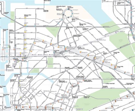 Mapping Subways Buses And Free Transfers In One Place