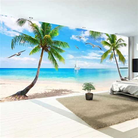 Customize Any Size 3d Hd Photo Wallpaper Mural Art Wall Living Room