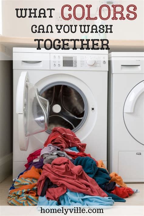 Hot water opens up the fibers in clothes to release the dye, while cold water keeps them closed, trapping the dye inside to prevent bleeding. What Colors Can You Wash Together in the Washer in 2020 ...