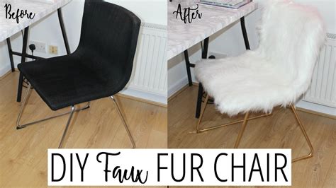 Diy Fur Chair Tutorial Ikea Hacks Ep 3 Youtube
