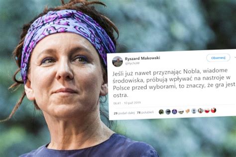 Jan 31, 2021 · ostatnie historie. 10 dziwnych reakcji prawicy na Nobla dla Olgi Tokarczuk ...