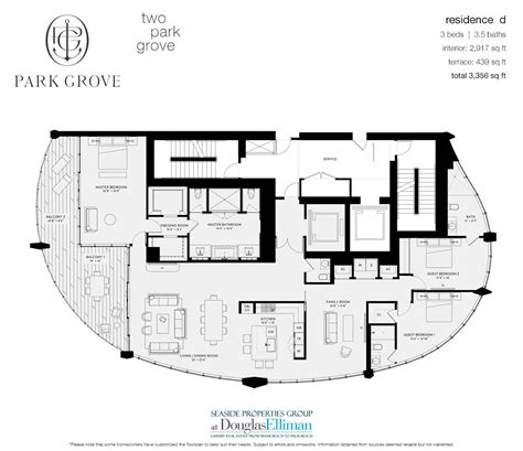Park Grove Floor Plans Luxury Waterfront Condos In Miami