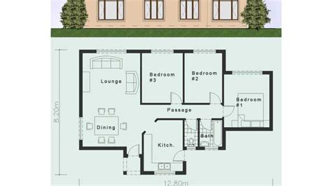 Simple House Plans Clutter Free 3 Bedroom House Plans