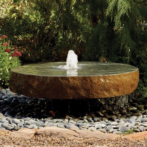 Stone Forst Mulled Rock Fountain Outdoor Water Features Water Features
