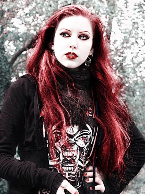 Redheads Gothic Goth Beauty Dark Beauty Steampunk Dark Fashion Gothic Fashion Metal Fashion