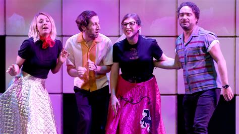 The Big Bang Theory Cast Performs Grease Songs And Kaley Cuoco Strips Down