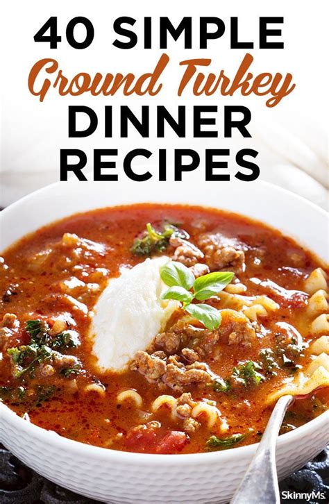 These ground turkey dinner recipes guarantee you'll always ...