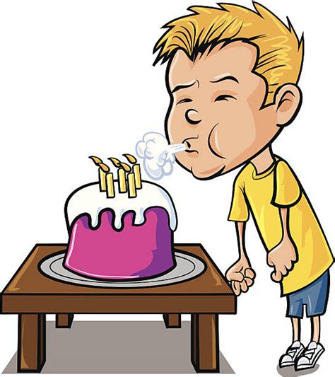 Royalty Free Blowing Out Candles Clip Art Vector Images