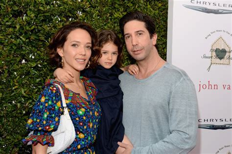 David schwimmer shows off his adorable daughter on rare family outing. David Schwimmer on the Red Carpet With Wife and Daughter ...